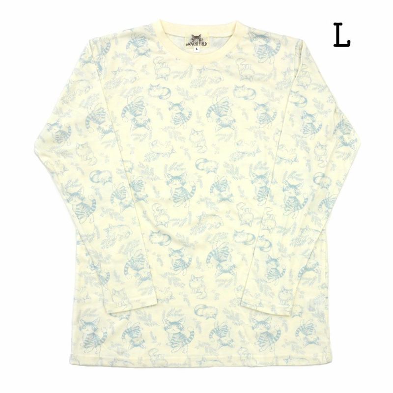 ＷＣＣロンＴ上下セット　Ｌ　北欧　白