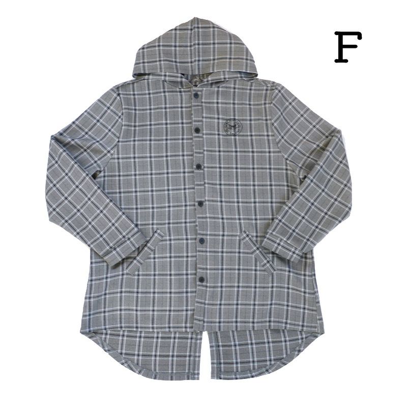 チェックシャツＪＫ　Ｆ　星座　灰ＣＫ