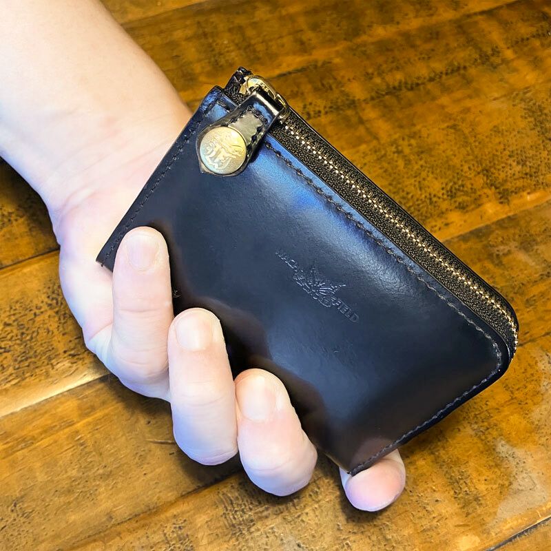 予約商品（第二期）】グランL字ファスナー財布 茶 | わちふぃーるど 