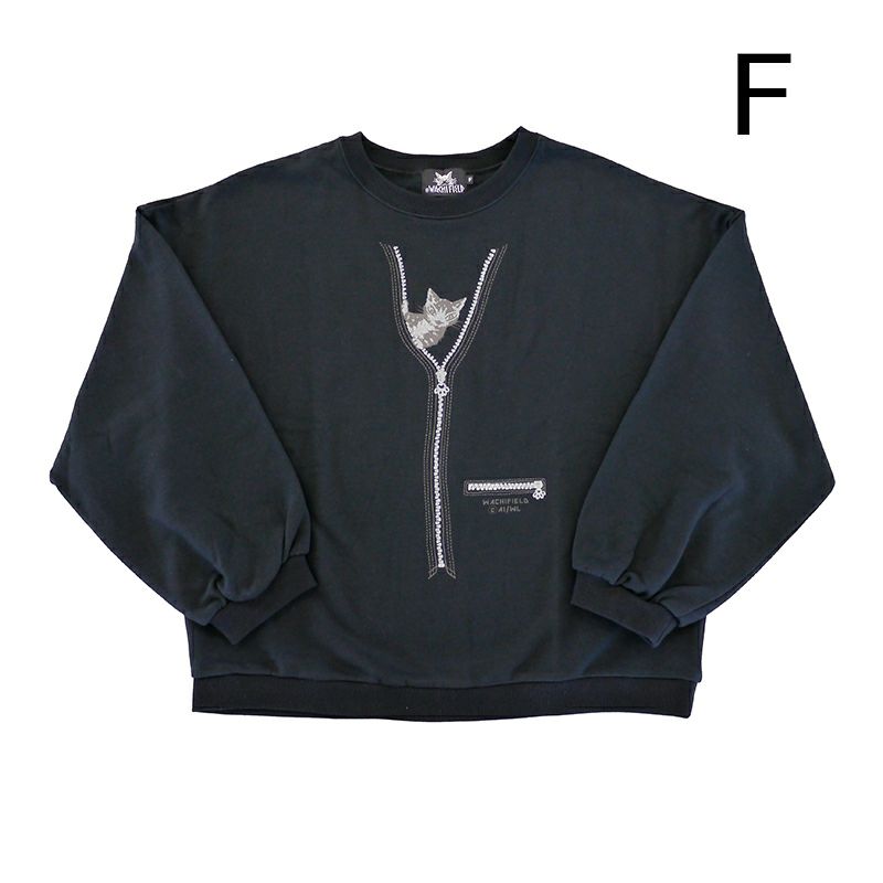 ワイドＳＷ　Ｆ　ジップアップ　黒