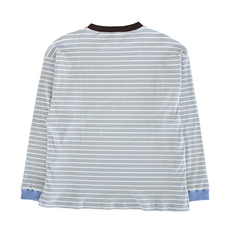 ダヤン  服  わちふぃーるど   配色リブ カットソー  ほんわか 空  フリーサイズ   長袖 Tシャツ 配色リブカットソー F ほんわか 空 わちふぃーるど ダヤン 長袖