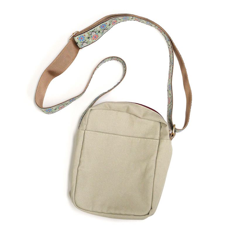 花と猫チロリアンポシェット BR | わちふぃーるどオンラインショップ