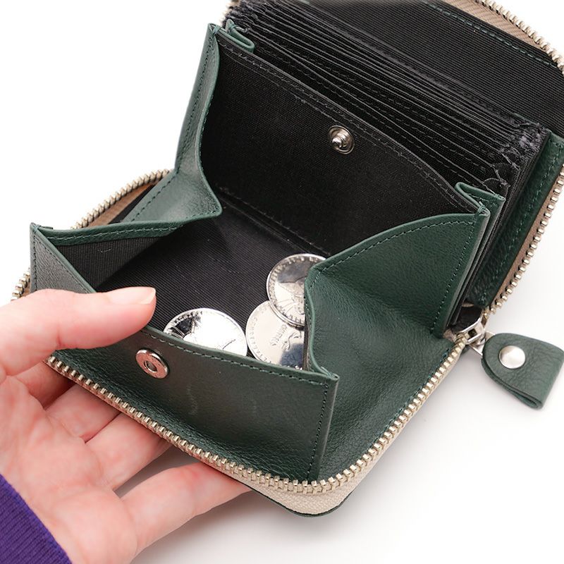 あっとスムーズ財布 TOPPY緑 | わちふぃーるどオンラインショップ