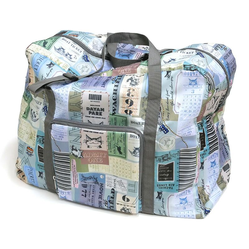 折りたたみボストンバッグ チケット | わちふぃーるどオンラインショップ