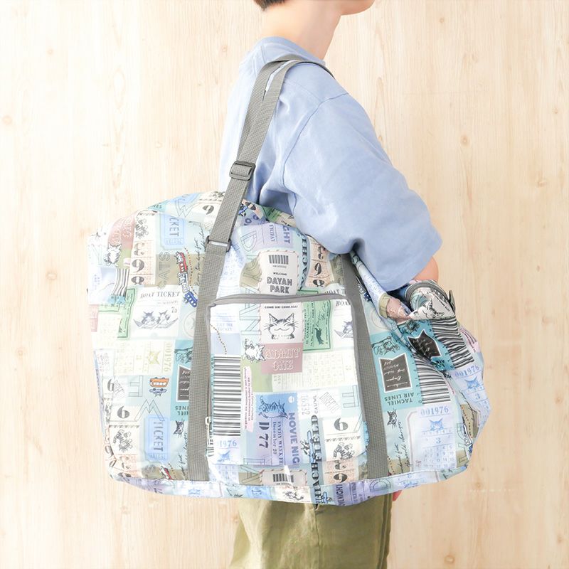 折りたたみボストンバッグ チケット | わちふぃーるどオンラインショップ