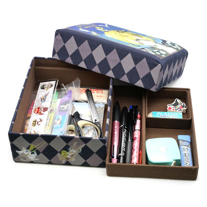 掛け子付文具箱 7つのつきの夜 | わちふぃーるどオンラインショップ